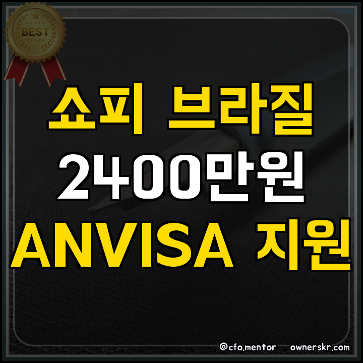 정부지원사업 브라질 ANVISA와 물류비 지원