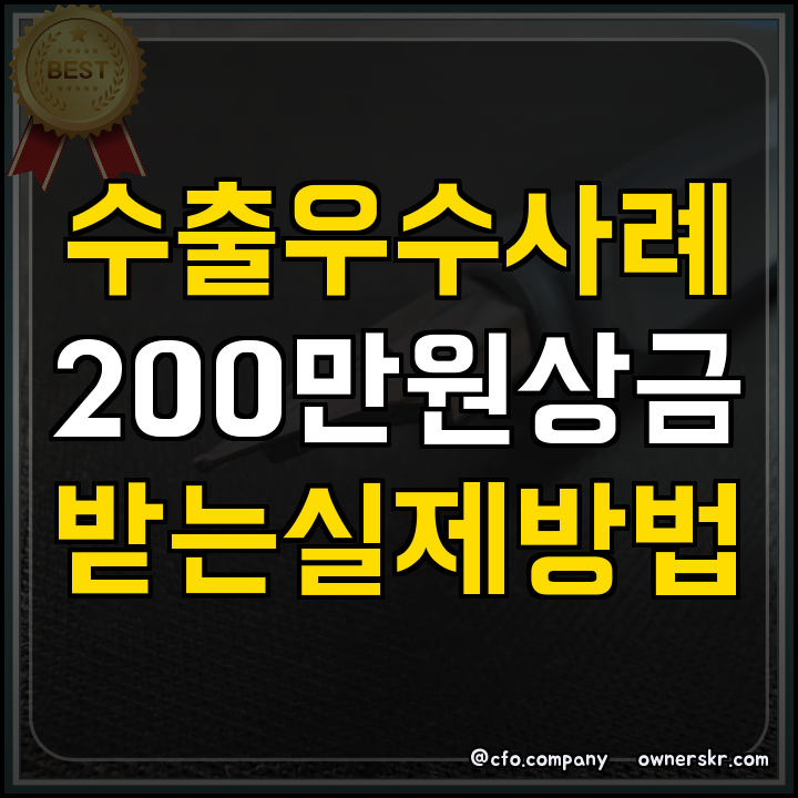 관세청 수출 우수사례 정리
